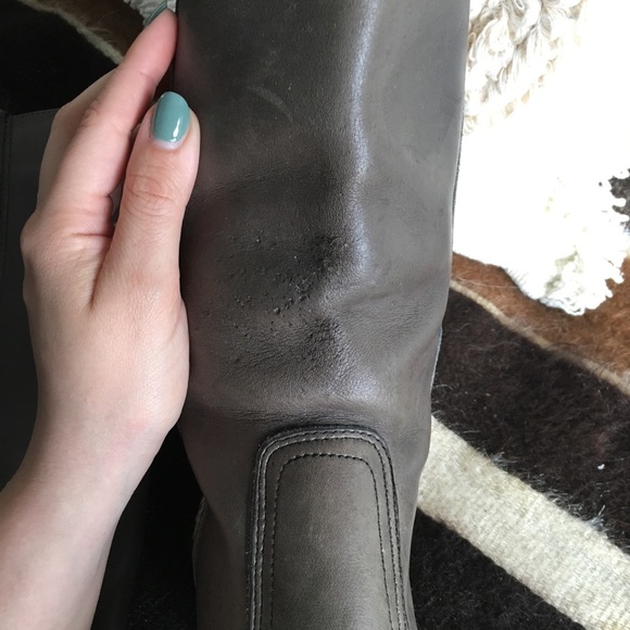 *SALE* Gun Metal Gray Braided Stacked Boot - Picture 3 of 6